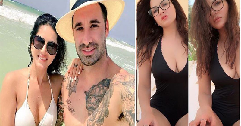 Sunny Leone and Daniel Weber