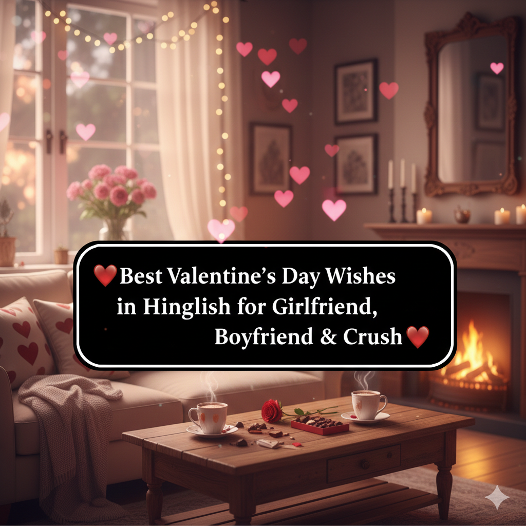 Best Valentine’s Day Wishes in Hinglish for Girlfriend, Boyfriend & Crush