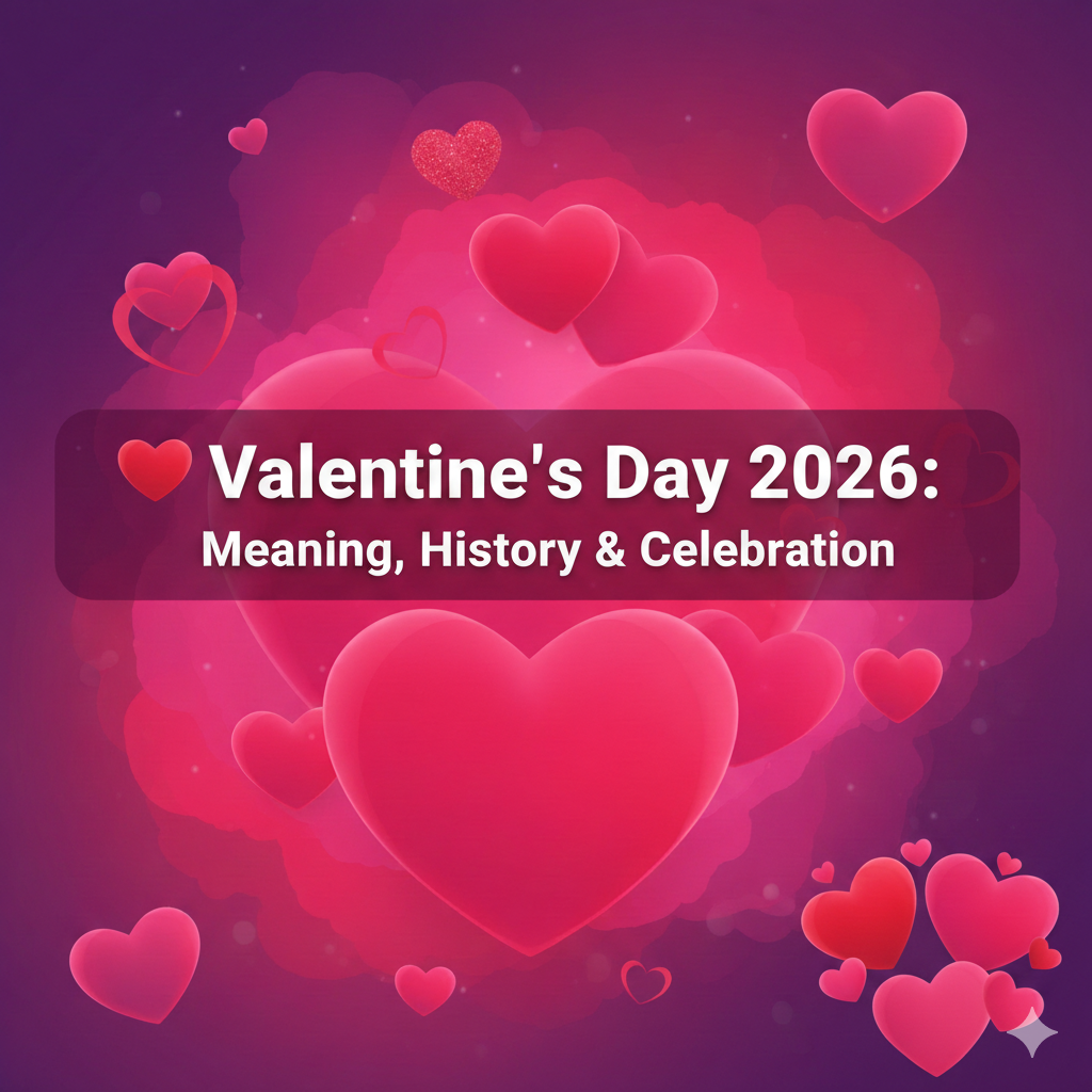 Valentine’s Day 2026: Meaning, History & Celebration❤️