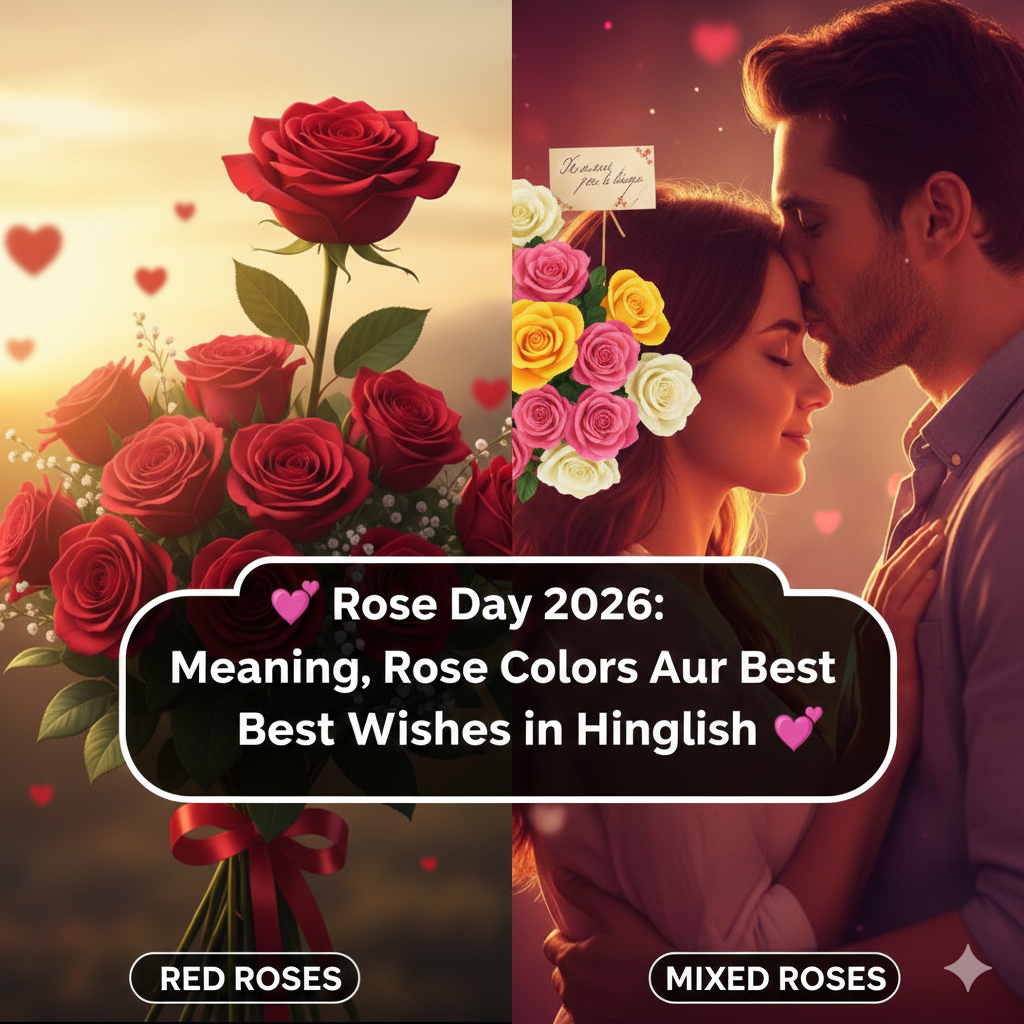 Rose Day 2026: Meaning, Rose Colors Aur Best Wishes in Hinglish