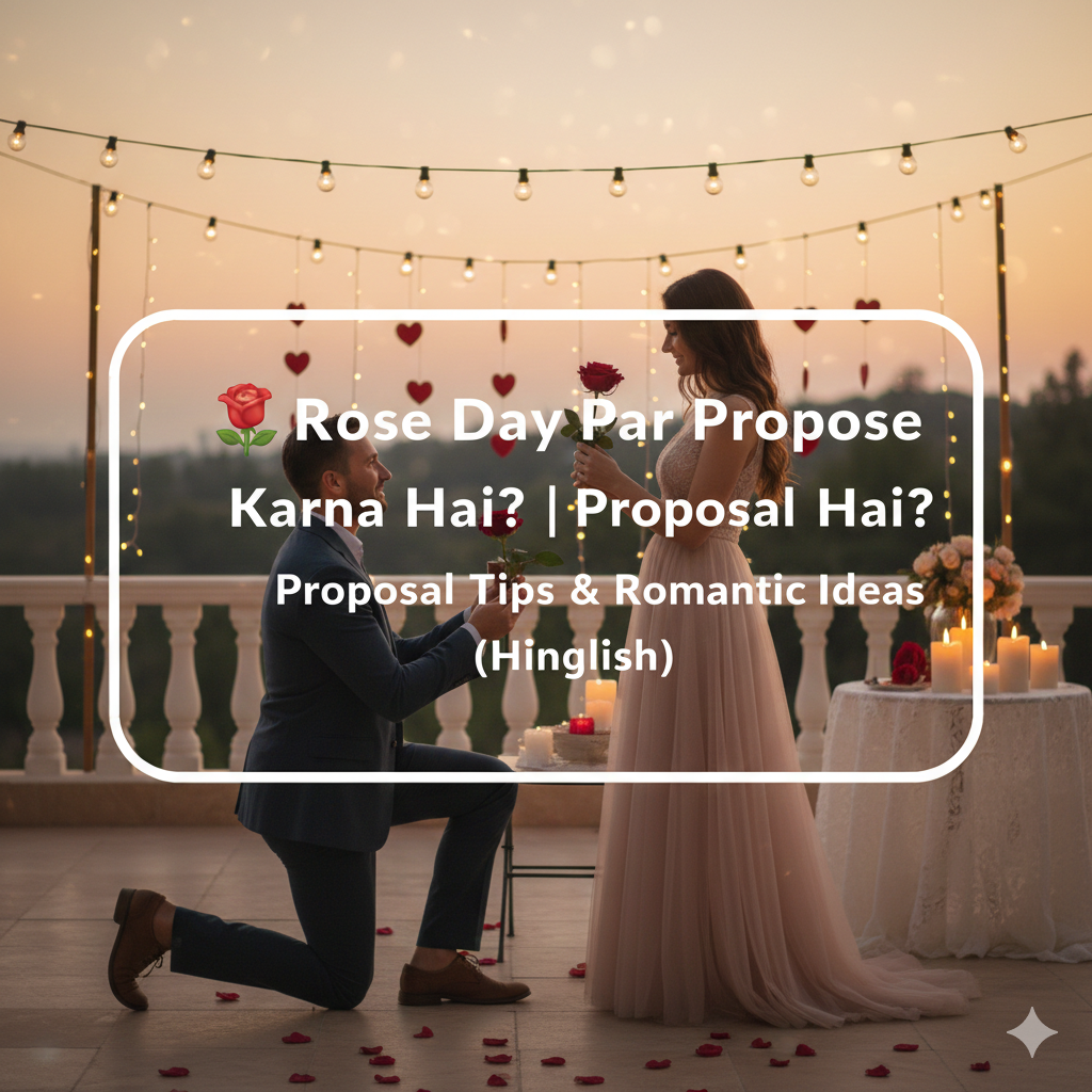 Rose Day Par Propose Karna Sahi Hai? | Proposal Tips & Romantic Ideas (Hinglish)