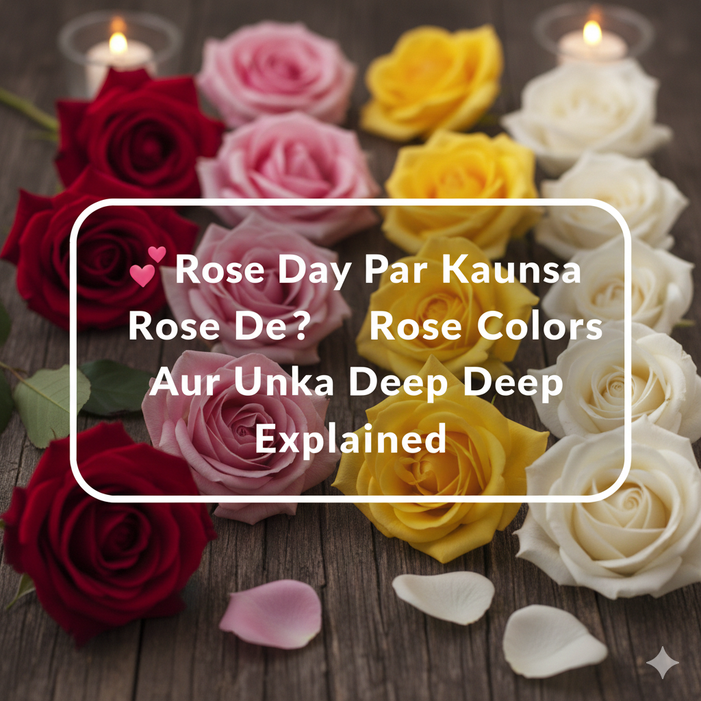 Rose Day Par Kaunsa Rose De? Rose Colors Aur Unka Deep Meaning Explained