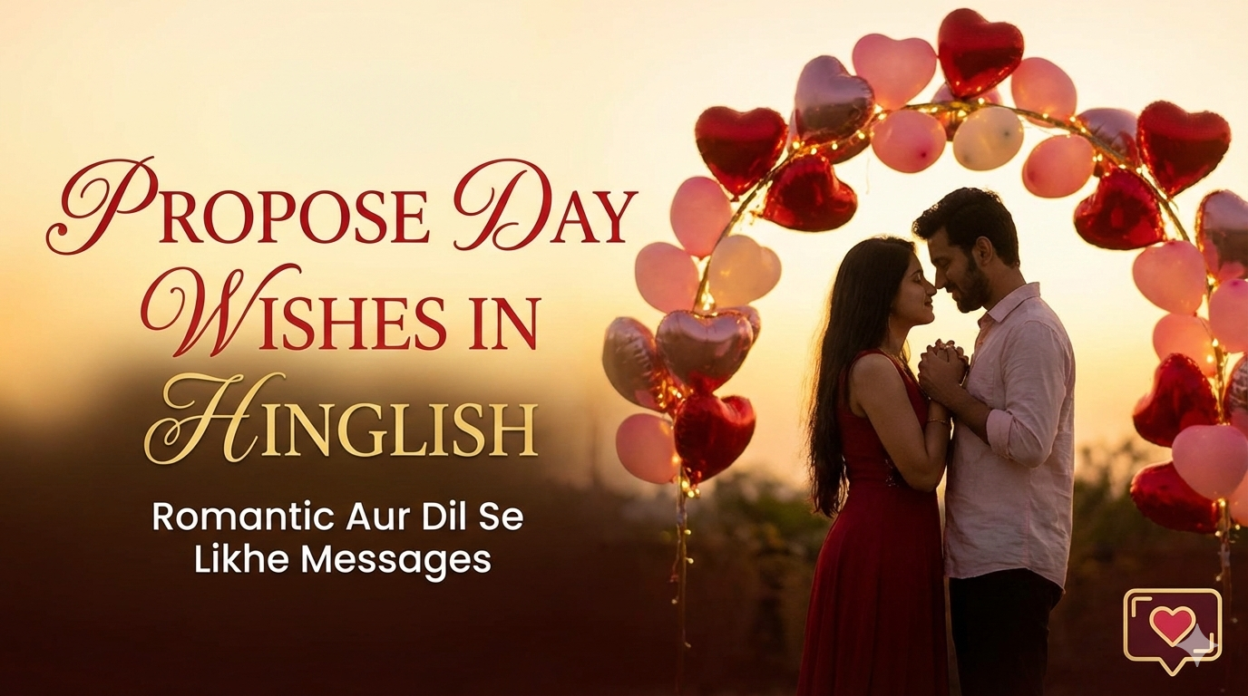 Propose Day Wishes in Hinglish: Romantic Aur Dil Se Likhe Messages